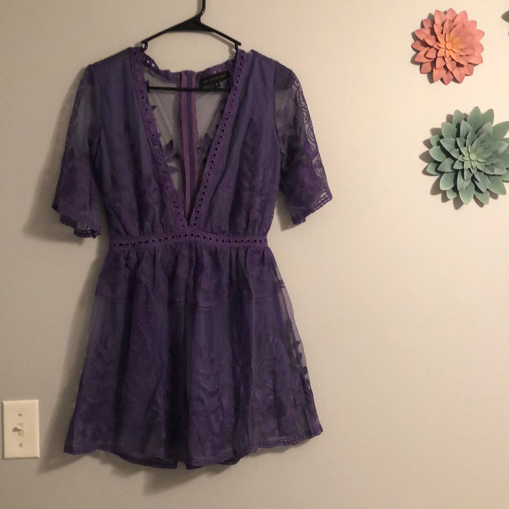 Romper. Purple